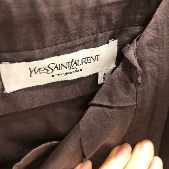 Dark chocolate stretchy pants - Picture 5 of 5